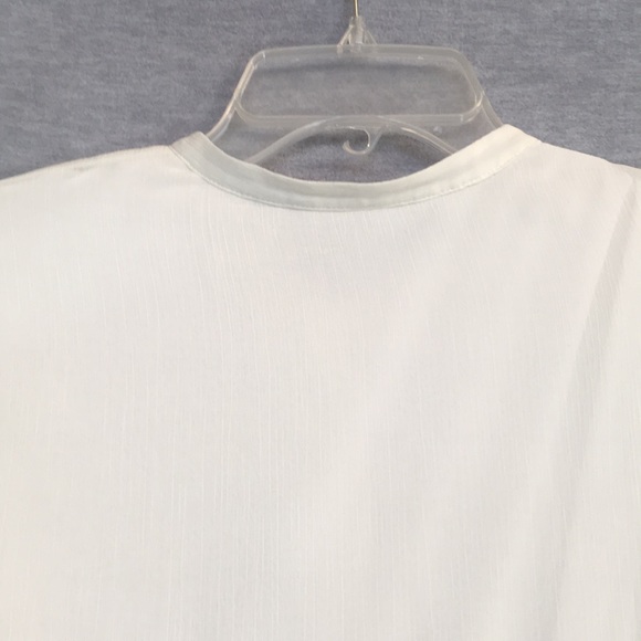 SOFT SURROUNDINGS Cool Comfy Gauzy Leisure Lounge Summer Long Line Oversized Top - Picture 12 of 15